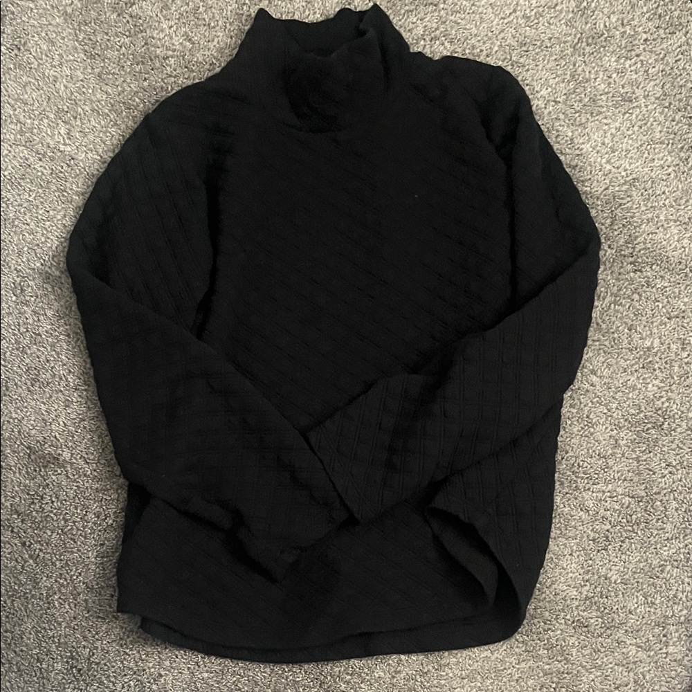 Black mock neck  Sweatshirt
